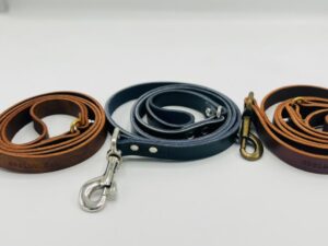 GSD Leather Leash for Dogs - 5 ft