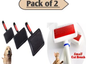 Brush Comb For Cat & Dog - Double Side Wooden - Imported