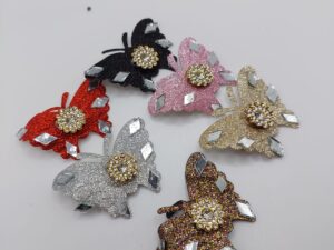 Butterfly Glitter Pin - (1 Piece)
