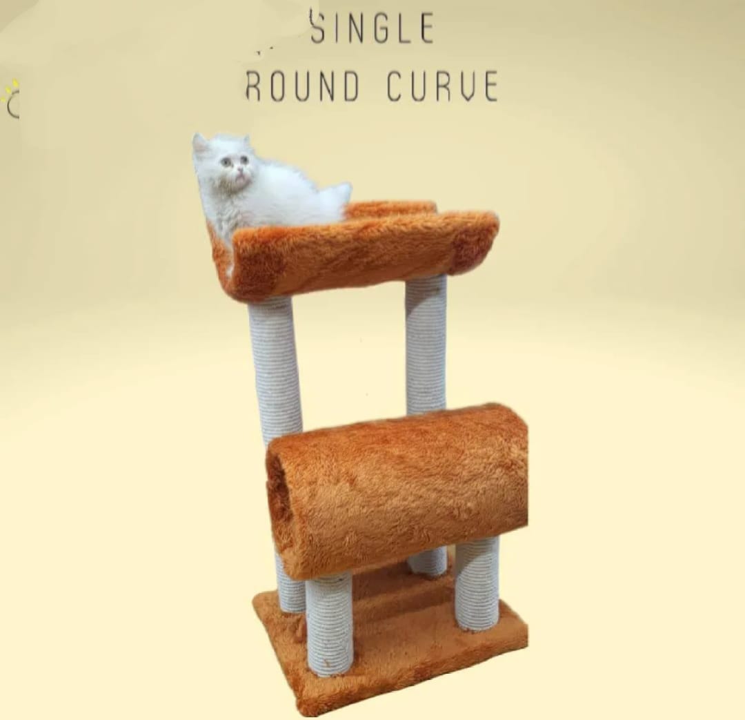 Round Curve Scratching Post for Cats – Al Hewaan Pets